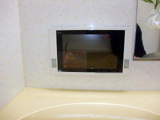 リンナイ　浴室テレビ　DS-1201HV 施工後