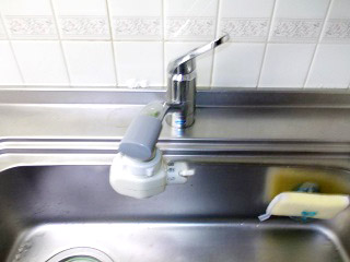 　ＴＯＴＯ　キッチン水栓　ＴＫＨＧ32ＰＢＥ 施工前