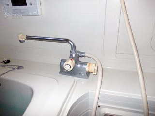 INAX　浴室水栓　BF-B646TSBW 施工前
