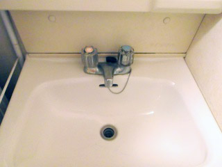 ＩＮＡＸ　洗面水栓　ＬＦ-Ｂ355Ｓ 施工前