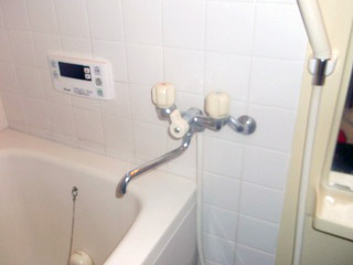 ＴＯＴＯ　浴室水栓　ＴＭＧＧ40ＥＣ 施工前
