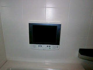 ノーリツ　浴室テレビ　ＹＴＶＤ-1203Ｗ 施工前
