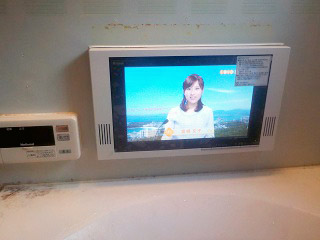 リンナイ　浴室テレビ　ＤＳ-1201ＨＶ 施工後