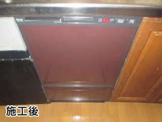 リンナイ　食器洗い乾燥機　RKWR-F402C 施工後
