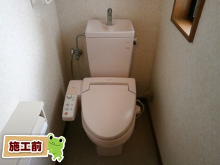 TOTO　トイレ　CS220B+SH221BAS＋TCF317 施工前