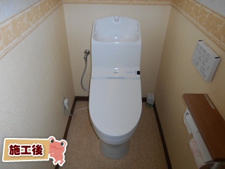 TOTO　トイレ　CS343B-NW1 施工後