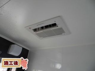 ノーリツ　浴室換気乾燥暖房器　BDV-3306AUKNSC-J3-BL 施工後