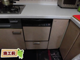 リンナイ 食器洗い乾燥機 RKW-404A-SV 施工前