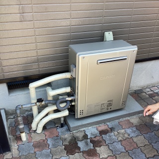 ノーリツ　ガス給湯器　BSET-N4-056R-13A-20A 施工後