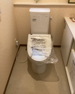 ＴＯＴＯ　温水洗浄便座　TCF6543-NW1-KJ 施工後