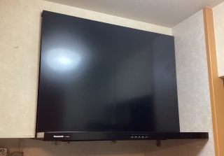 パナソニック　レンジフード　FY-9HZC5-K 施工後