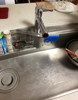 ＴＯＴＯ　キッチン水栓　TKS05304J-KJ 施工後