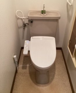 ＴＯＴＯ　温水洗浄便座　TCF6624-NW1-KJ 施工後