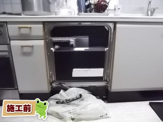 パナソニック ビルトイン食器洗い乾燥機 NP-P60V1PSPS 施工前