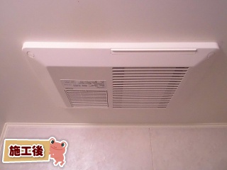 東芝　浴室換気乾燥暖房器　DVB-18SWD2 施工後
