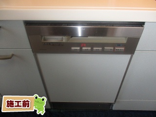 リンナイ　食器洗い乾燥機　RSW-F402C-SV 施工前