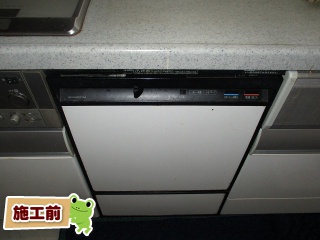 リンナイ　食器洗い乾燥機　RKWR-F402C-SV 施工前
