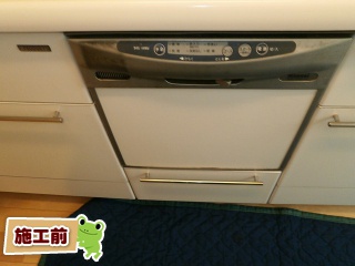 リンナイ　食器洗い乾燥機　RSW-F402C-SV 施工前