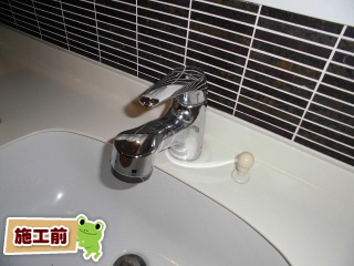 TOTO 洗面水栓 TLC32ER | 名古屋リフォームトリカエ隊設置事例集