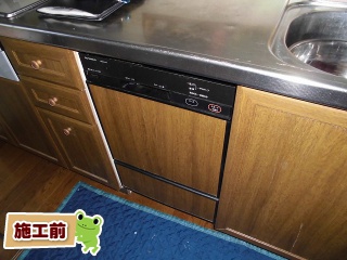 リンナイ 食器洗い乾燥機　RSW-F402C-SV-KJ 施工前