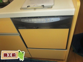 リンナイ　食器洗い乾燥機　RKW-404C-SV 施工前