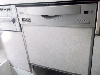 リンナイ　食洗機　RKW-C401C-A-SV 施工前