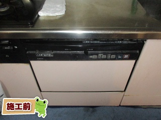 リンナイ　食器洗い乾燥機　RKW-601C-SV 施工前