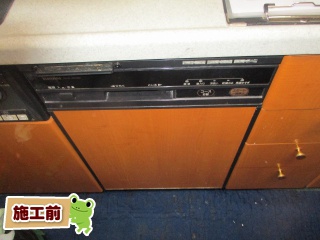 リンナイ　食器洗い乾燥機　RSW-F402C-B 施工前