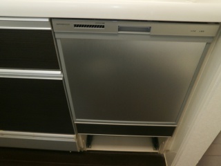 クリナップ　食器洗い乾燥機　ZWPP45R14LDS-E 施工後