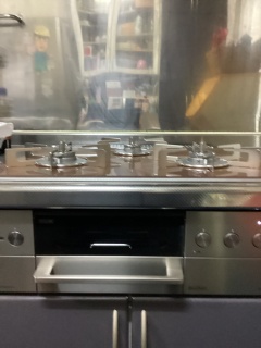 リンナイ　ビルトインコンロ　RHS31W31E12RCASTW-13A 施工後