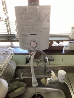 ノーリツ　瞬間湯沸器　GQ-551MWK-13A 施工後