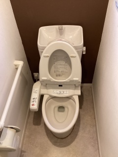 パナソニック　トイレ　TSET-AS1-WHI 施工前