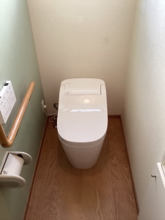 パナソニック　トイレ　TSET-AS1-WHI 施工後