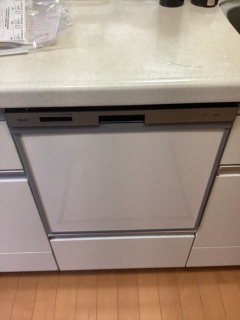 リンナイ　食器洗い乾燥機　RKW-405A-SV 施工後