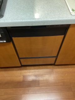 リンナイ　食器洗い乾燥機　RSW-F403C-B 施工後