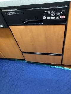 リンナイ　食器洗い乾燥機　RSW-F403C-B 施工前