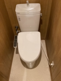 LIXIL　温水洗浄便座　CW-RG20-BN8 施工後