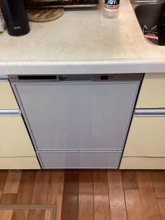 リンナイ　食器洗い乾燥機　RSW-F403C-SV 施工後