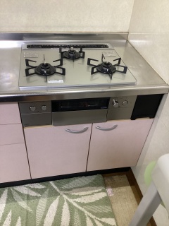 ノーリツ　ビルトインコンロ　N3WU5PWAP2STE-13A 施工後